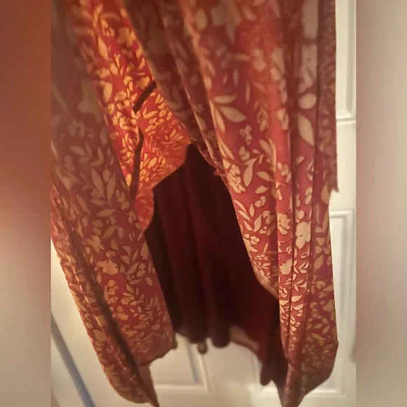 Torrid Red Floral Mesh Mini Dress - Picture 11 of 12